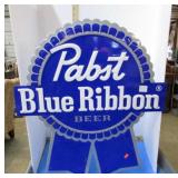METAL PABST BLUE RIBBON BEER SIGN