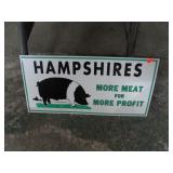 HAMPSHIRE PIG SIGN