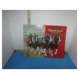 METAL BUDWEISER CLYDESDALES SIGN