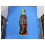 METAL COCA COLA BOTTTLE SIGN