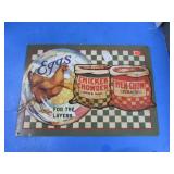 METAL CHICKEN FEED SIGN
