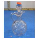 PALE PURPLE GLASS CRUET