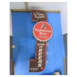 BUDWEISER BEER BATTERY LITE SIGN