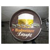 BUDWEISER BARREL BEER SIGN