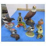 POTTERY BIRD FIGURINES