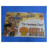 METAL REPROCUCTION SHELL MOTOR OIL SIGN
