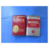 2--MODEL TOBACCO TINS