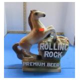 PLASTER ROLLING ROCK BEER ADVT