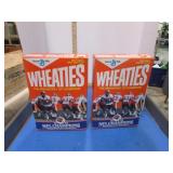 2-- 1988 REDSKINS NFL CHAMPIONS WHEATIES BOXS