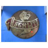 PLASTIC SCHLITZ BEER SIGN