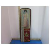 WOODEN BUDWEISER THERMOMETER