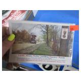 CASE STEAM ROLLER POST CARD