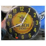 BUSCH LIGHT BEER CLOCK