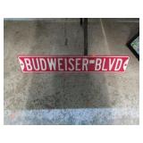 BUDWEISER BLVD ROAD SIGN