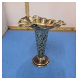 SILVERPLATE FLOWER VASE