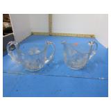 CUT CRYSTAL CREAM & SUGAR