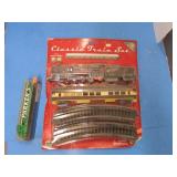 TRAIN SET & SMOKEY MTN SOUVINEER ENGINE