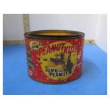 VINTAGE PEANUT KIDS HOLIDAY TIN