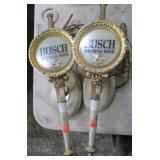 PAIR-- BUSCH BEER WALL SCONCES