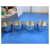 4-- STIEFF PEWTER CUPS