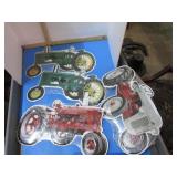 4-- METAL TRACTOR SIGNS