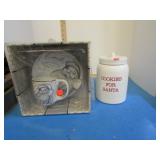 SANTA DISHES & COOKIE JAR