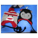 2-- SOCK MONKEY HATS