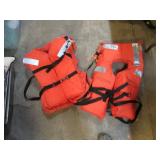 2-- COMMERCIAL LIFE VESTS