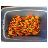 CROCHETED AFGAN & TUB