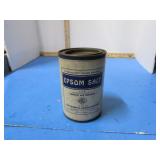 VINTAGE EPSON SALT CAN W/ CONTENTS