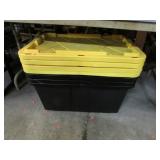 4-- HEAVY DUTY TUBS W/ LIDS