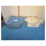 CORNINGWARE DISH & MIXING BOWL