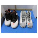 2 PAIR-- JORDAN SHOES -- SZ 8.5