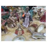 CERAMIC NATIVITY SET