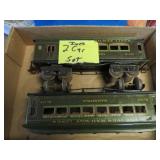 2-- IVES MODEL TRAIN PASSENGER CARS