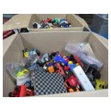 BOX LOT -- TOY CARS, TRUCKS, ETC