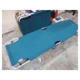 2 COLEMAN FOLDING CAMPING COTS