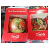 2-- COCA COLA ORNAMENTS