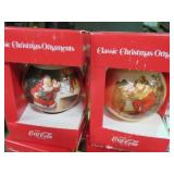 2-- COCA COLA ORNAMENTS