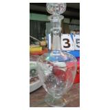 CUT GLASS LIQUOR DECANTER