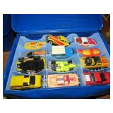 CAR CASE W/ DIECAST TOY CARS