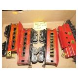 IVES MODEL TRAIN CARS & ENGINE