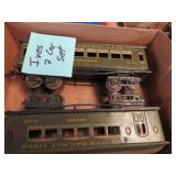 2-- IVES MODEL TRAIN PASSENGER CARS