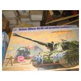 1:35 SEALED BRITISH 155MM SELF PROPELLED MODEL