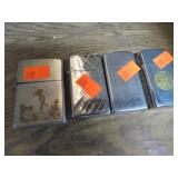 4-- ZIPPO LIGHTERS