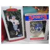 COWBOYS & HALLMARK TROY AIKMAN CHRISTMAS ORNAMENTS