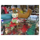 WOODEN HOLIDAY SLEIGH