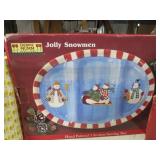 JOLLY SNOWMEN PLATTER
