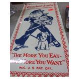 REPRODUCTION PORCELAIN CRACKER JACK SIGN
