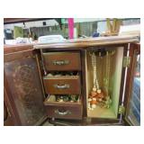 COSTUME JEWELRY & BOX